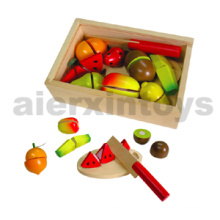 Jouets en bois à découper les fruits (80207)